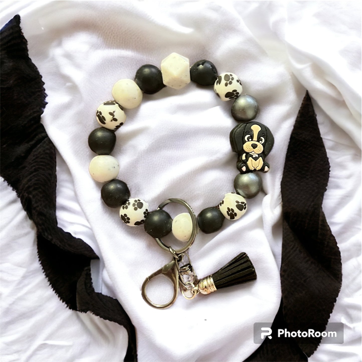 Dachshund puppy wristlet